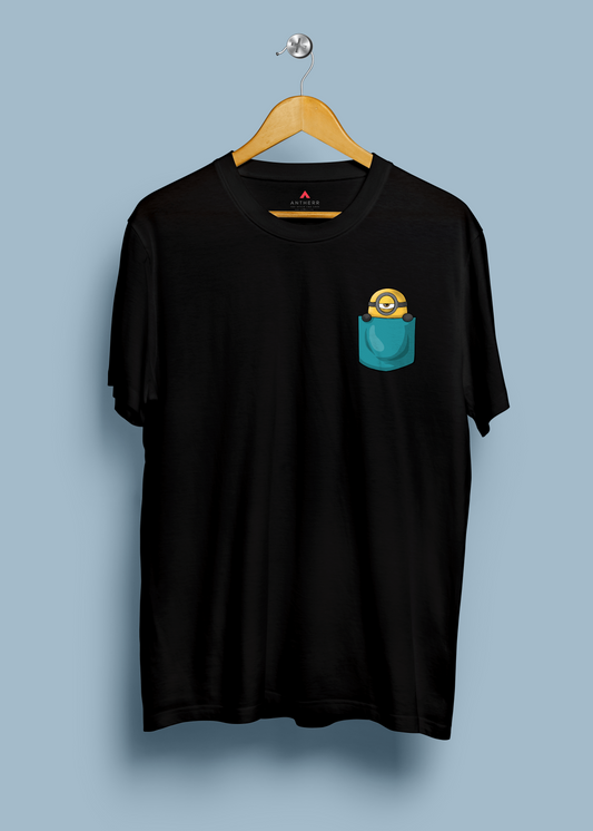 Minions Regular Fit T-Shirts BLACK