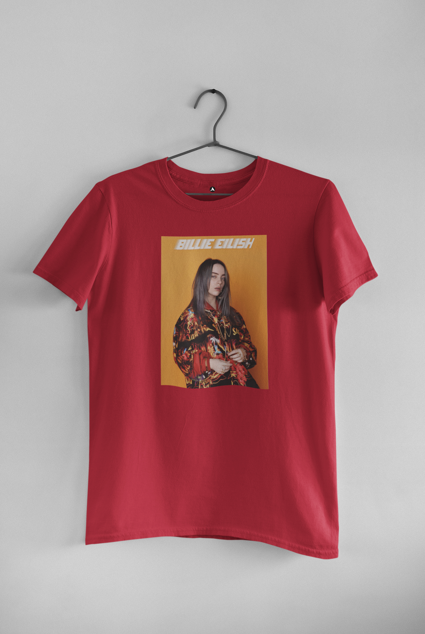Billie Eilish : Aesthetic - Half Sleeve T-Shirts RED