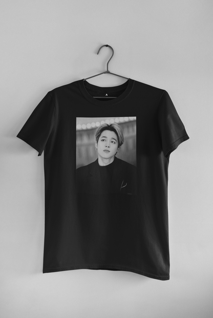 JIMIN : BTS Regular Fit T-Shirt BLACK