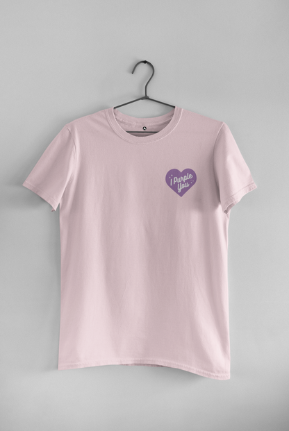 I Purple You: BTS Regular Fit T-Shirts BABY PINK