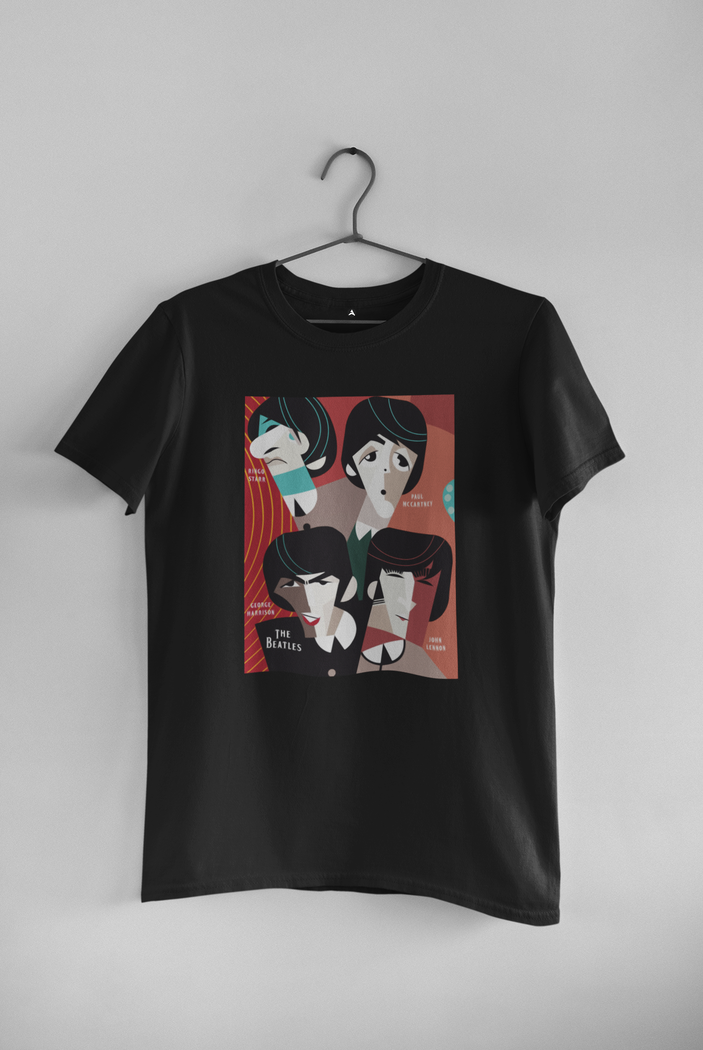 The Beatles - Regular Fit T-Shirts BLACK