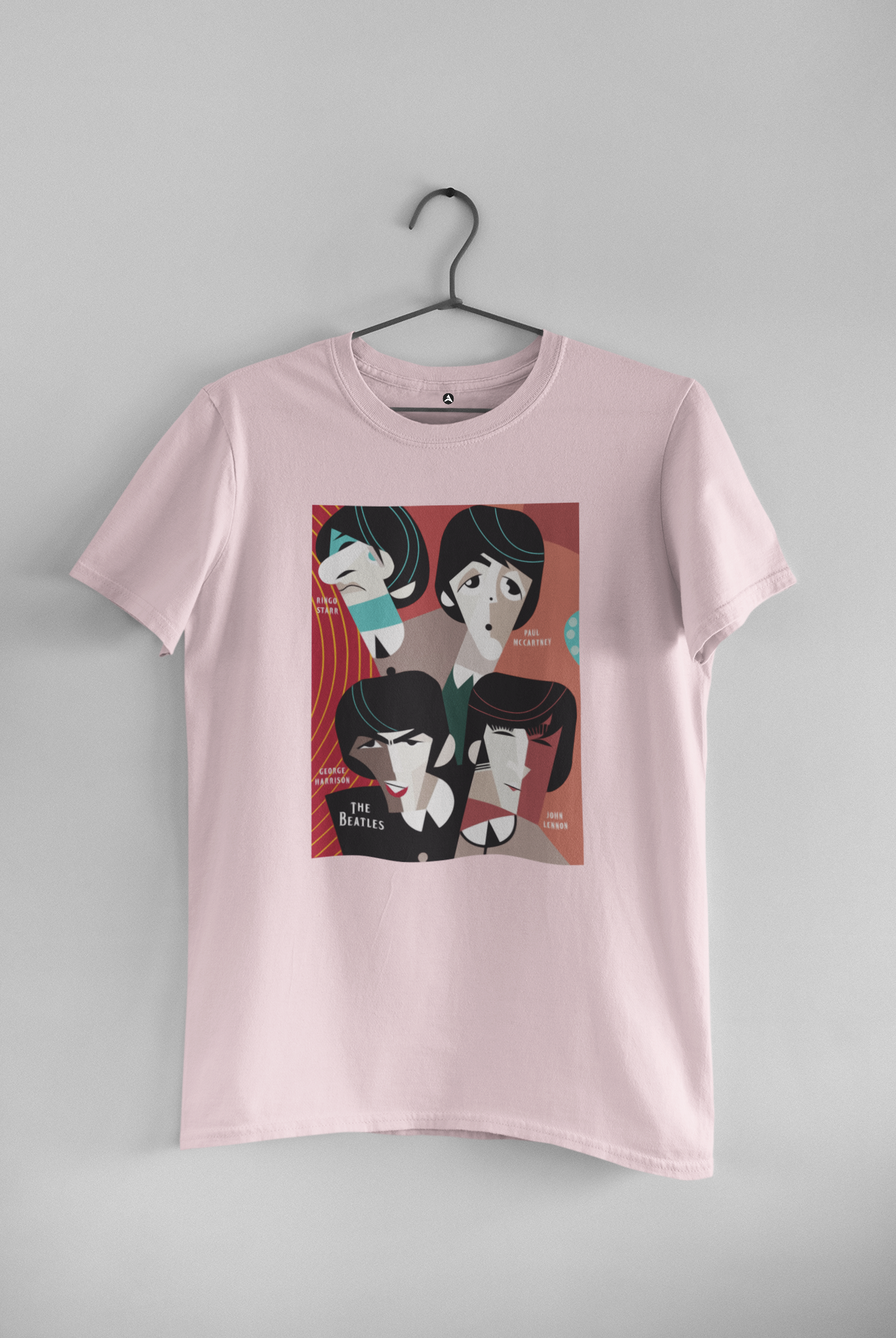 The Beatles - Regular Fit T-Shirts BABY PINK