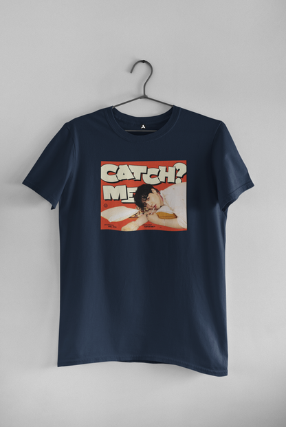CATCH ME? : BTS - HALF-SLEEVE T-SHIRTS NAVY BLUE