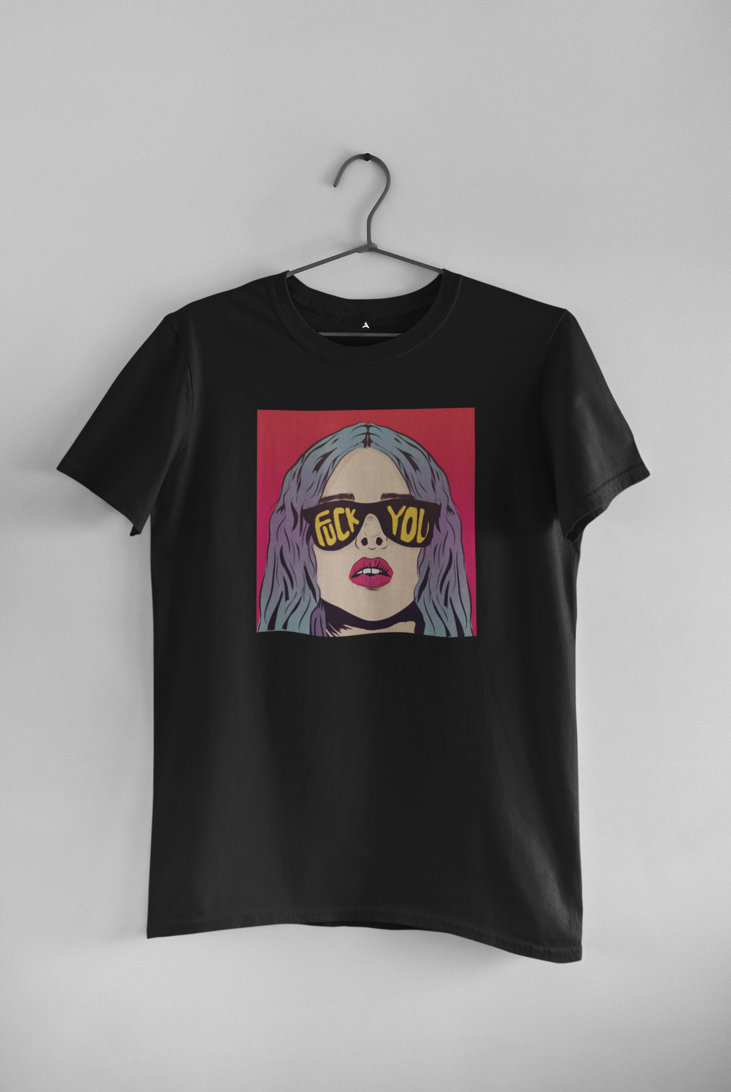 F U : Aesthetic - Half Sleeve T-Shirts BLACK