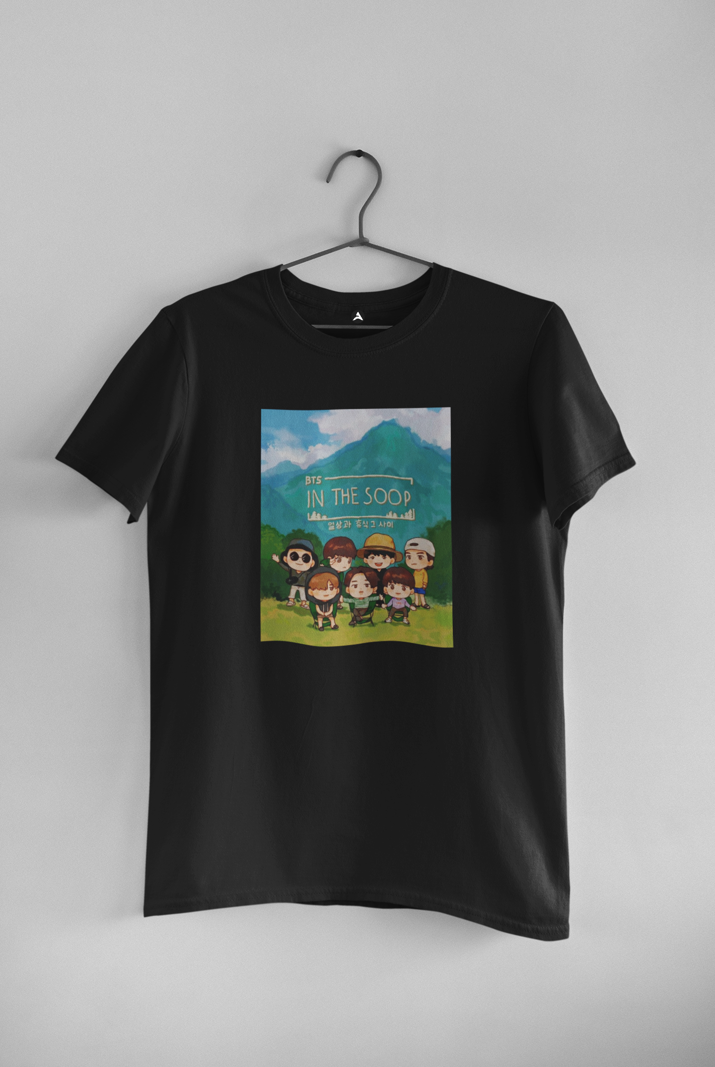 BTS: In The Soop - HALF-SLEEVE T-SHIRTS BLACK