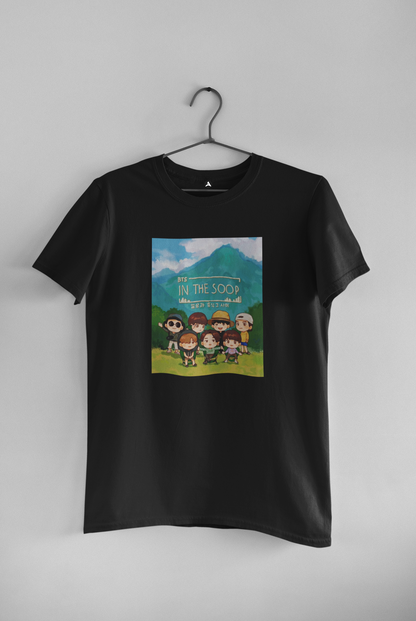 BTS: In The Soop - HALF-SLEEVE T-SHIRTS BLACK