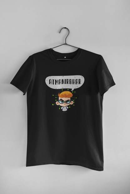 Atmanirbhar: HALF SLEEVE T-SHIRT