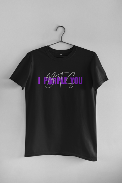 I PURPLE YOU : BTS - HALF-SLEEVE T-SHIRTS BLACK