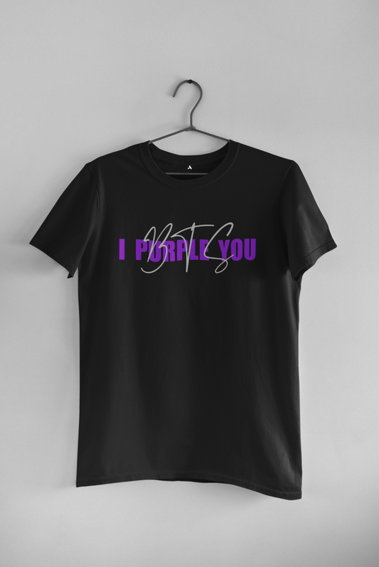 I PURPLE YOU : BTS - HALF-SLEEVE T-SHIRTS BLACK
