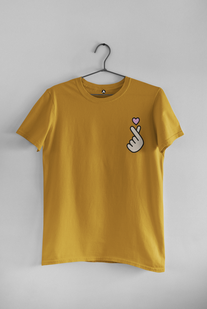 Saranghae : BTS Regular Fit T-Shirt MUSTARD YELLOW