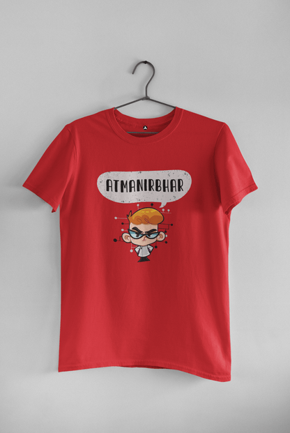 Atmanirbhar: HALF SLEEVE T-SHIRT