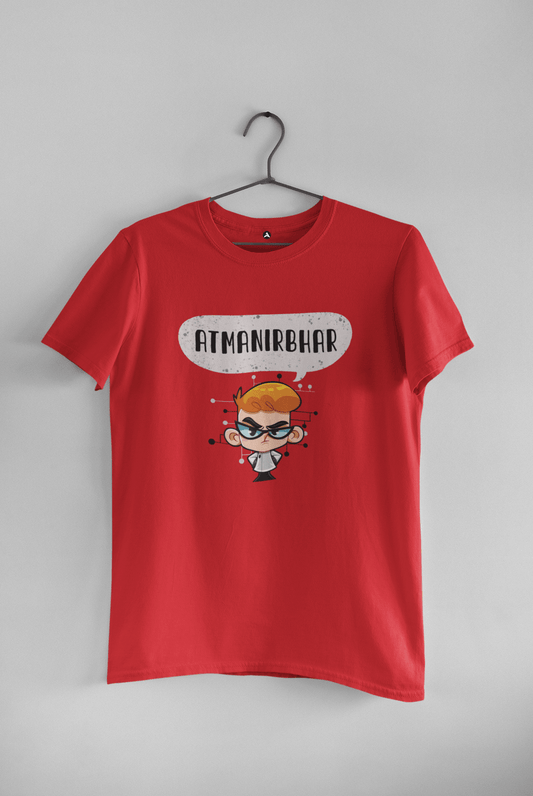 Atmanirbhar: HALF SLEEVE T-SHIRT
