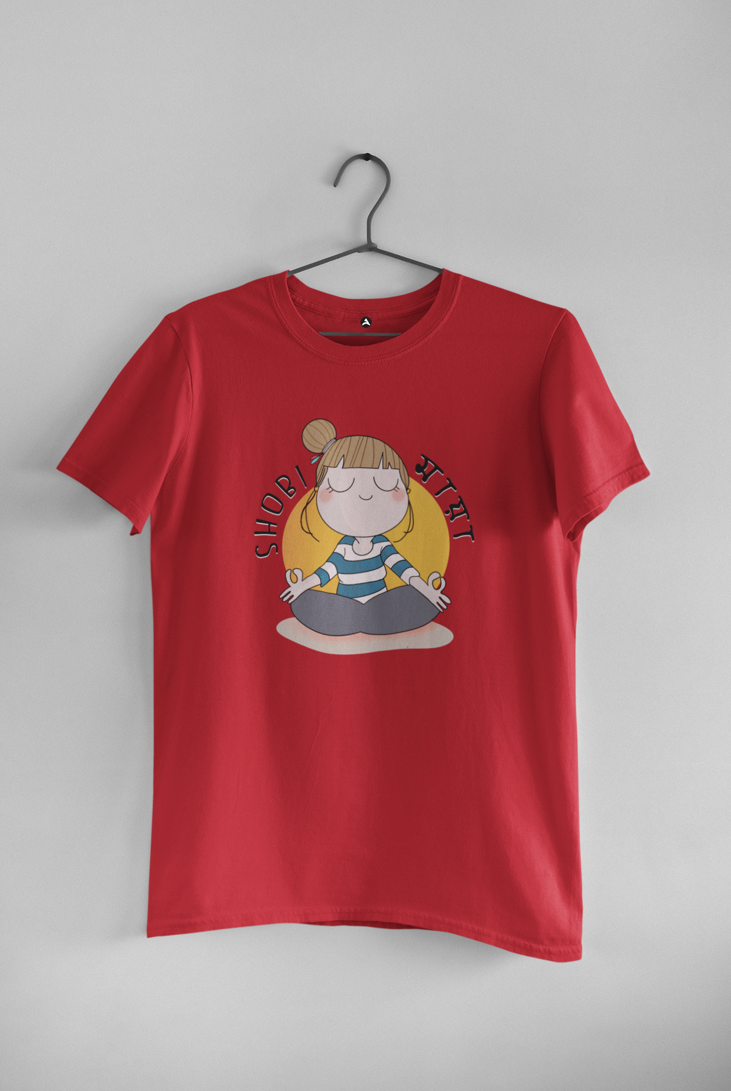 Shobi Maya Bengali Unisex Regular Fit T-Shirt | Bengali Fever | Antherr RED