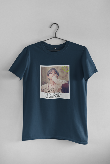 BTS V AUTOGRAPH Regular Fit T-Shirts