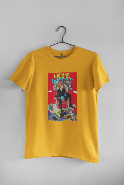 HOPE WORLD- J HOPE : BTS - HALF-SLEEVE T-SHIRTS