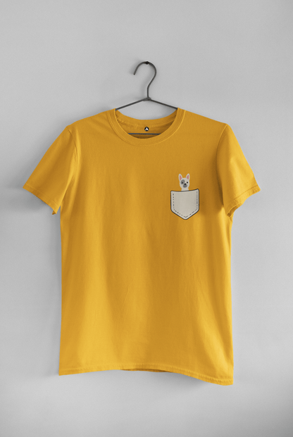 CUTE BULLY - HALF-SLEEVE POCKET DESIGN T-SHIRTS.