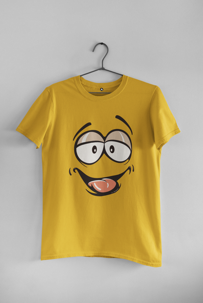 LAUGHING FACE : HALF-SLEEVE T-SHIRTS