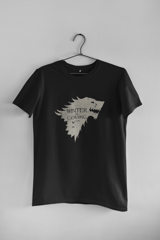 WINTER IS COMING GOT- Unisex T-Shirts BLACK