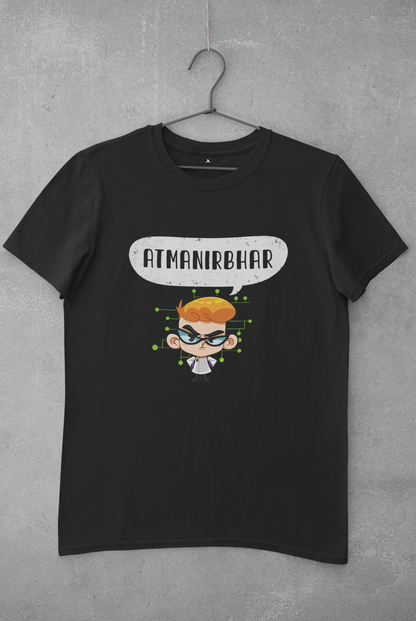 Atmanirbhar: HALF SLEEVE T-SHIRT