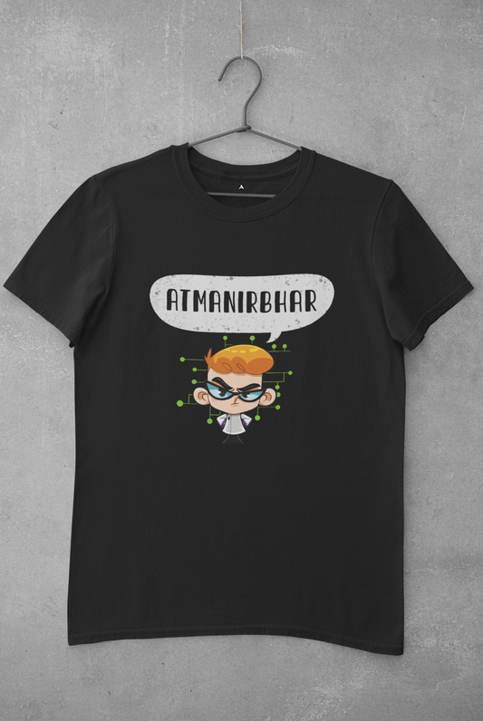 Atmanirbhar: HALF SLEEVE T-SHIRT