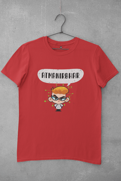 Atmanirbhar: HALF SLEEVE T-SHIRT