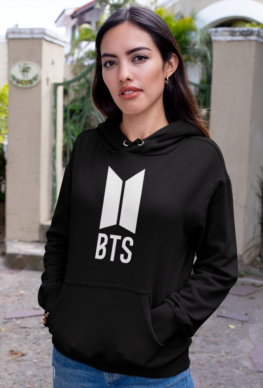 BTS EMBLEM - WINTER HOODIES BLACK