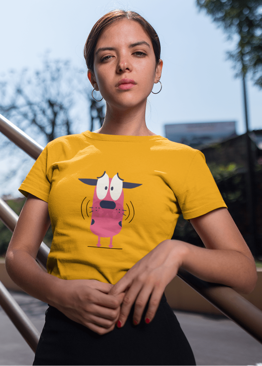 THE COWARDLY DOG - Unisex Regular Fit T-shirts