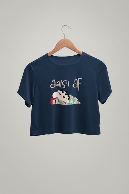 " AALSI AF " -HALF-SLEEVE CROP TOPS