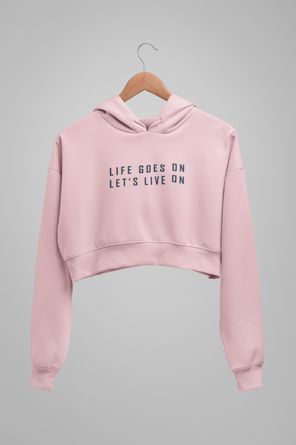 Life Goes On, Let's Live On : BTS - Winter Crop Hoodies