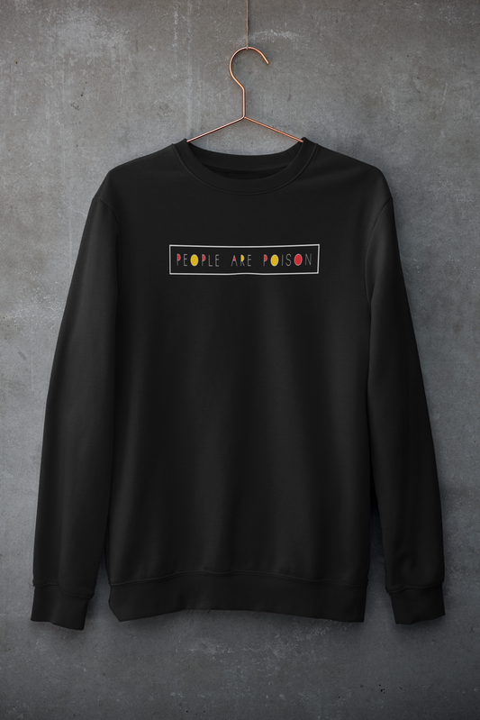 People Are Poison : MINIMAL - Winter Sweatshirts BLACK