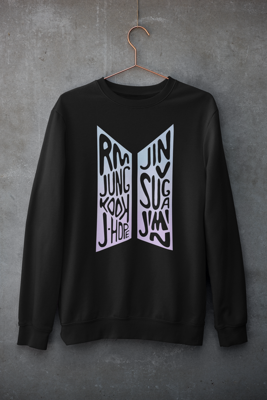 BTS Squad Winter Sweatshirts BLACK