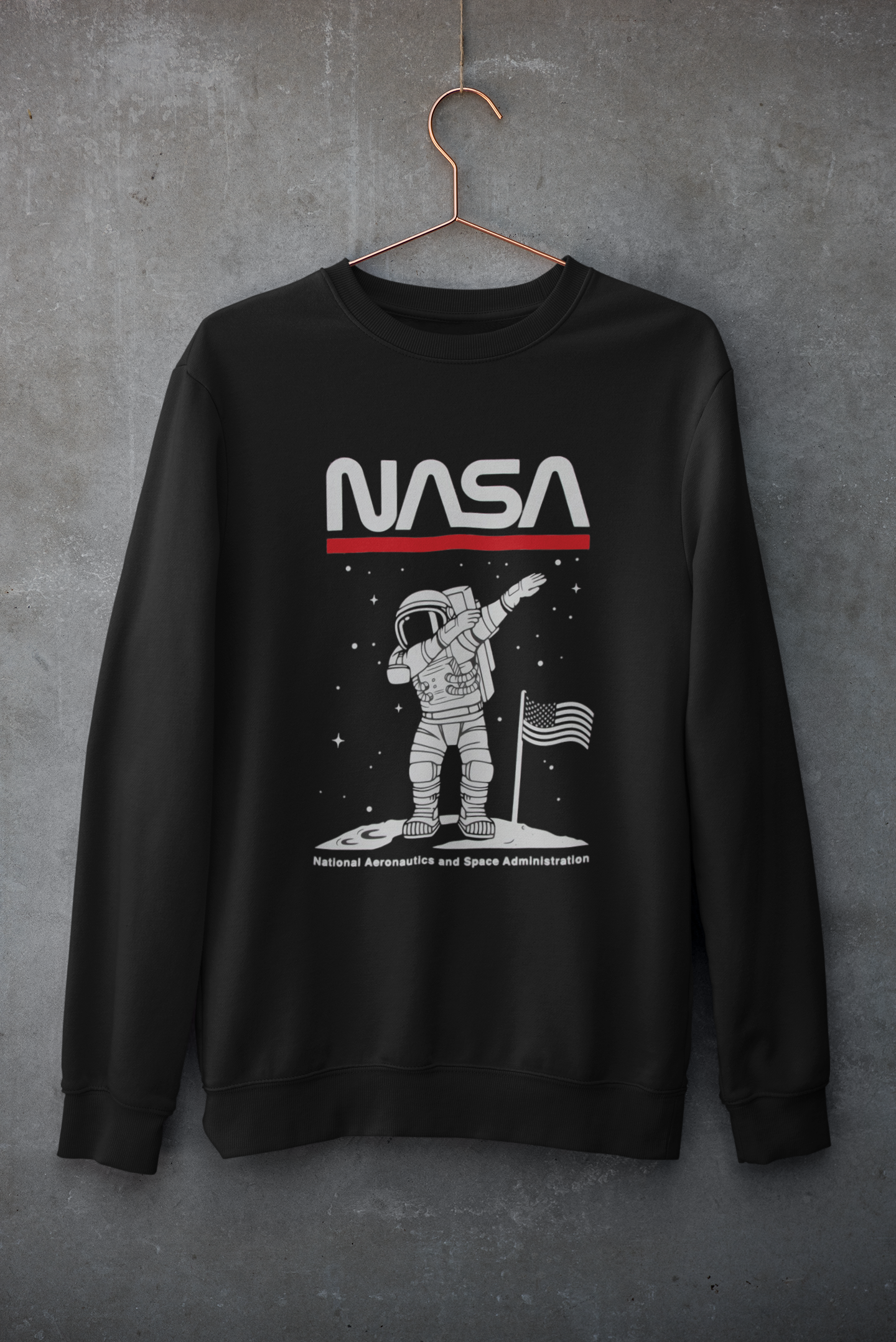 NASA Astronaut Dab: ALIEN & SPACE Unisex Winter Sweatshirts