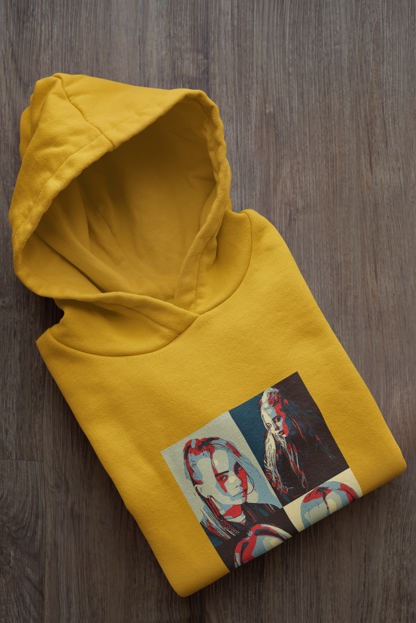Different Shades of Billie: Aesthetic - WINTER HOODIES MUSTARD YELLOW