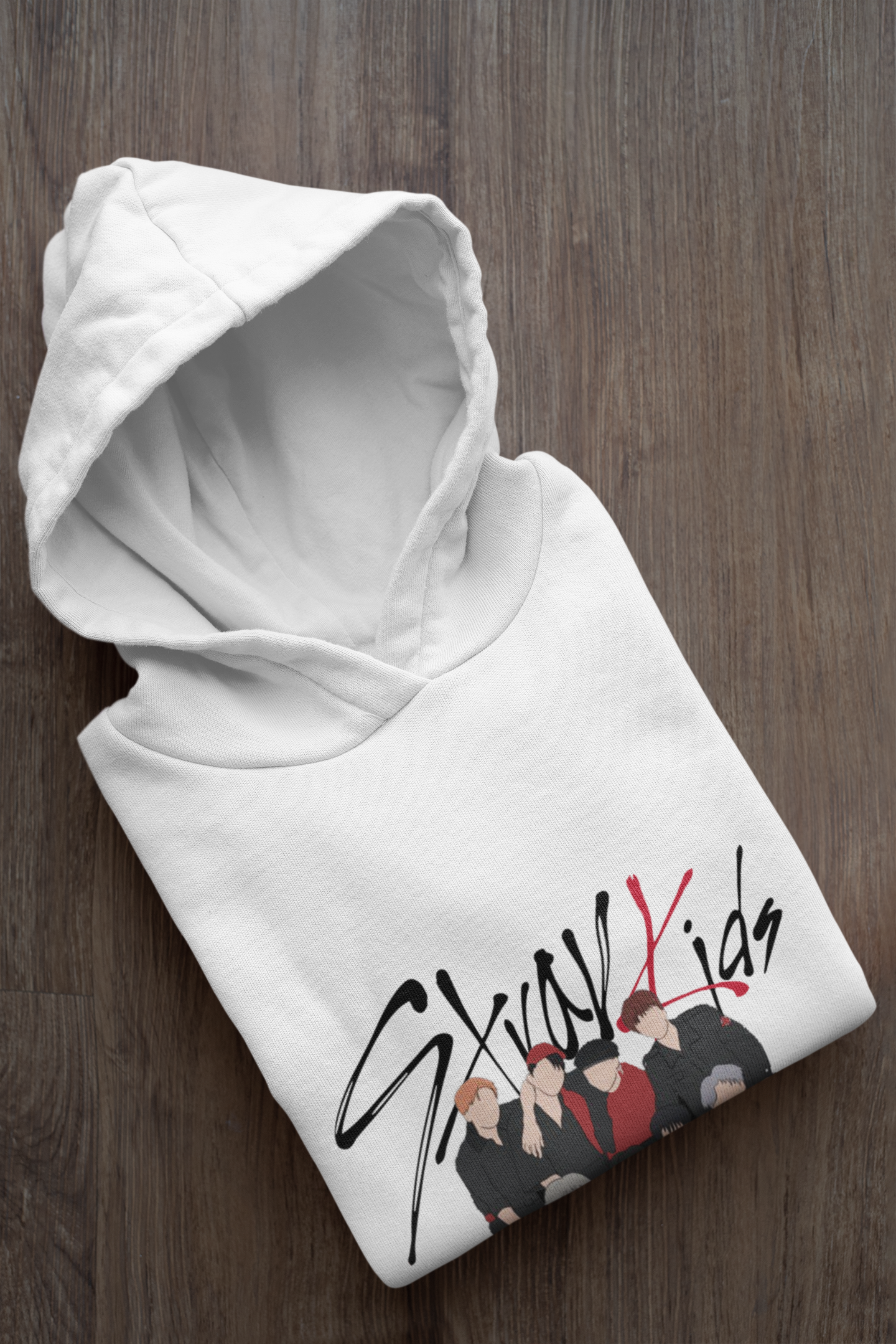 StrayKids Squad - Winter Hoodies WHITE