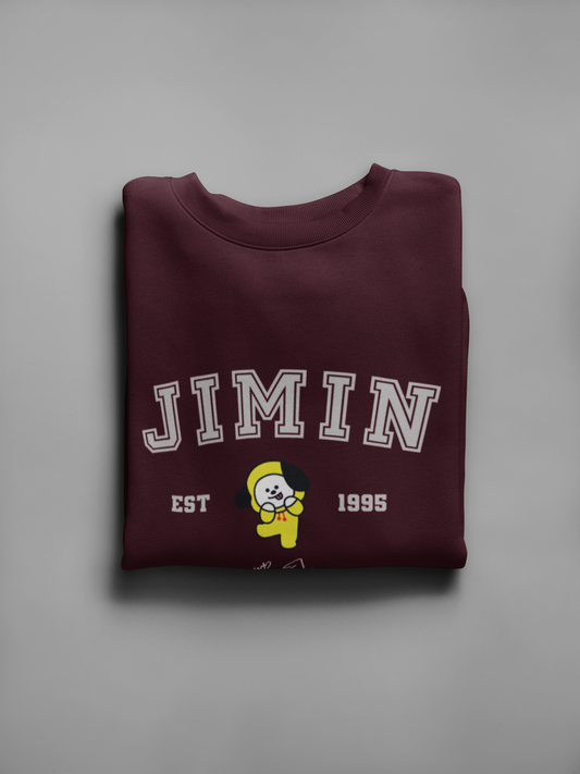 Jimin- Chimmy: Unisex Winter Sweatshirts MAROON