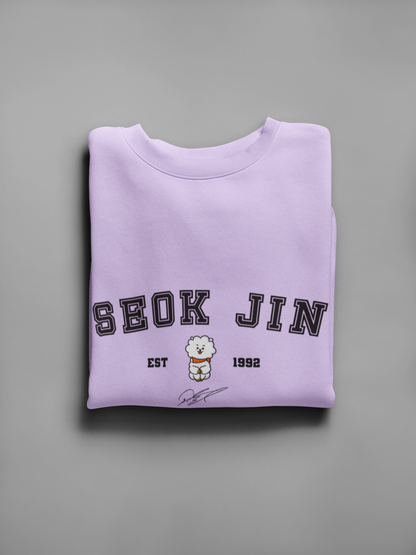 Seok Jin- RJ Unisex Winter Sweatshirts LAVENDER