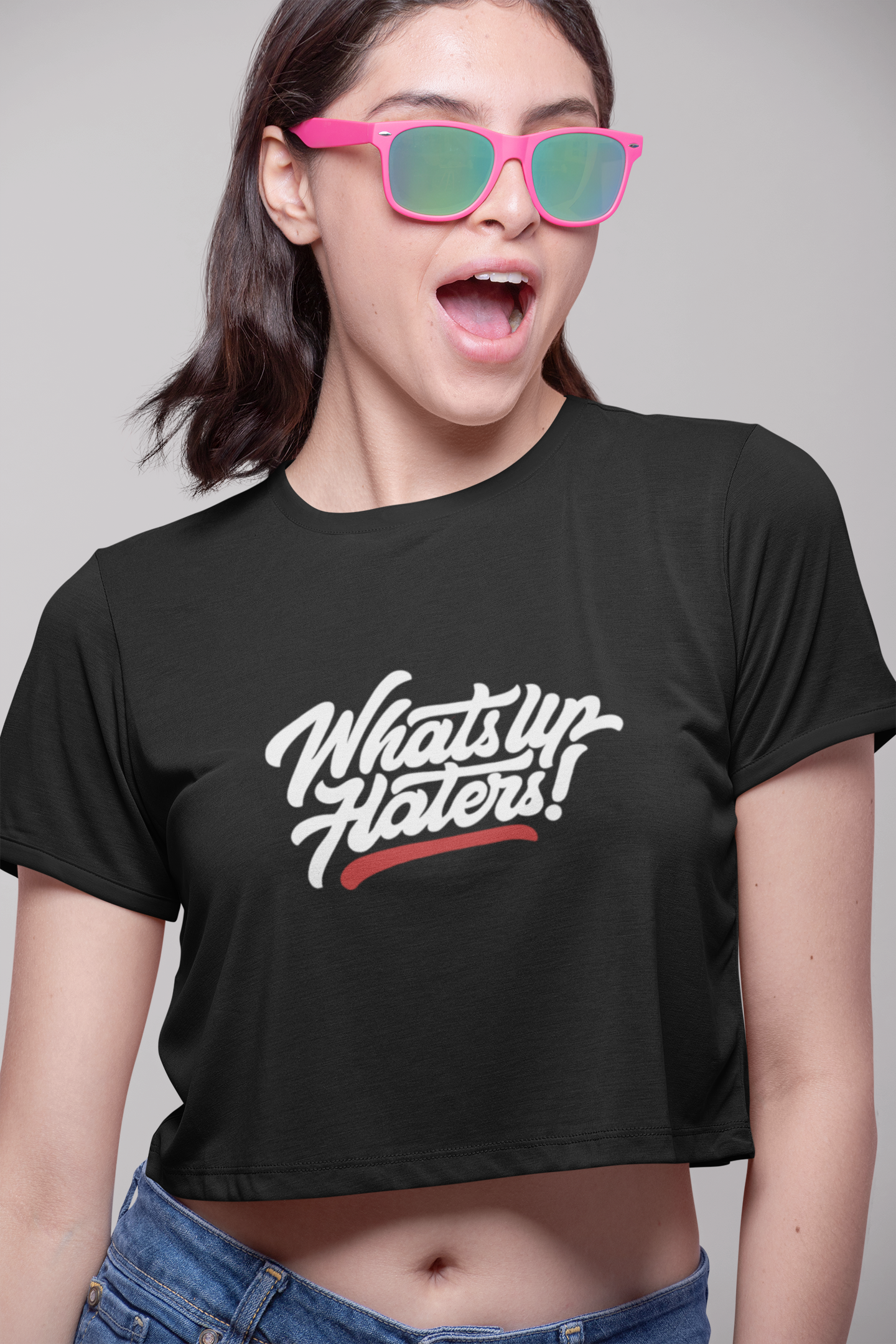 WHATSUP HATERS! CROP TOPS