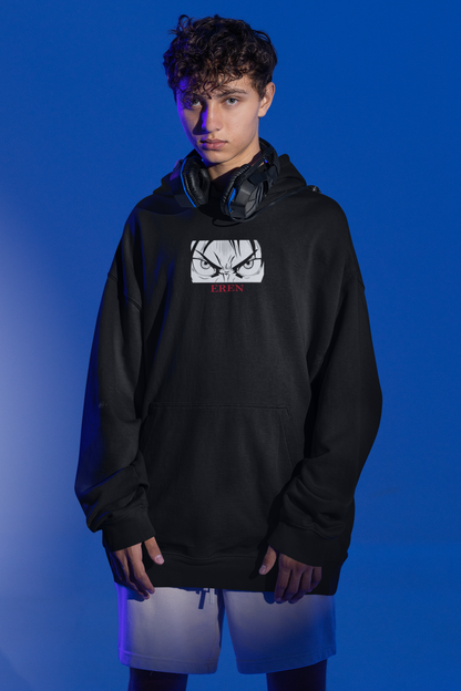 Eren Yeager- Attack of Titan: Unisex Winter Hoodies