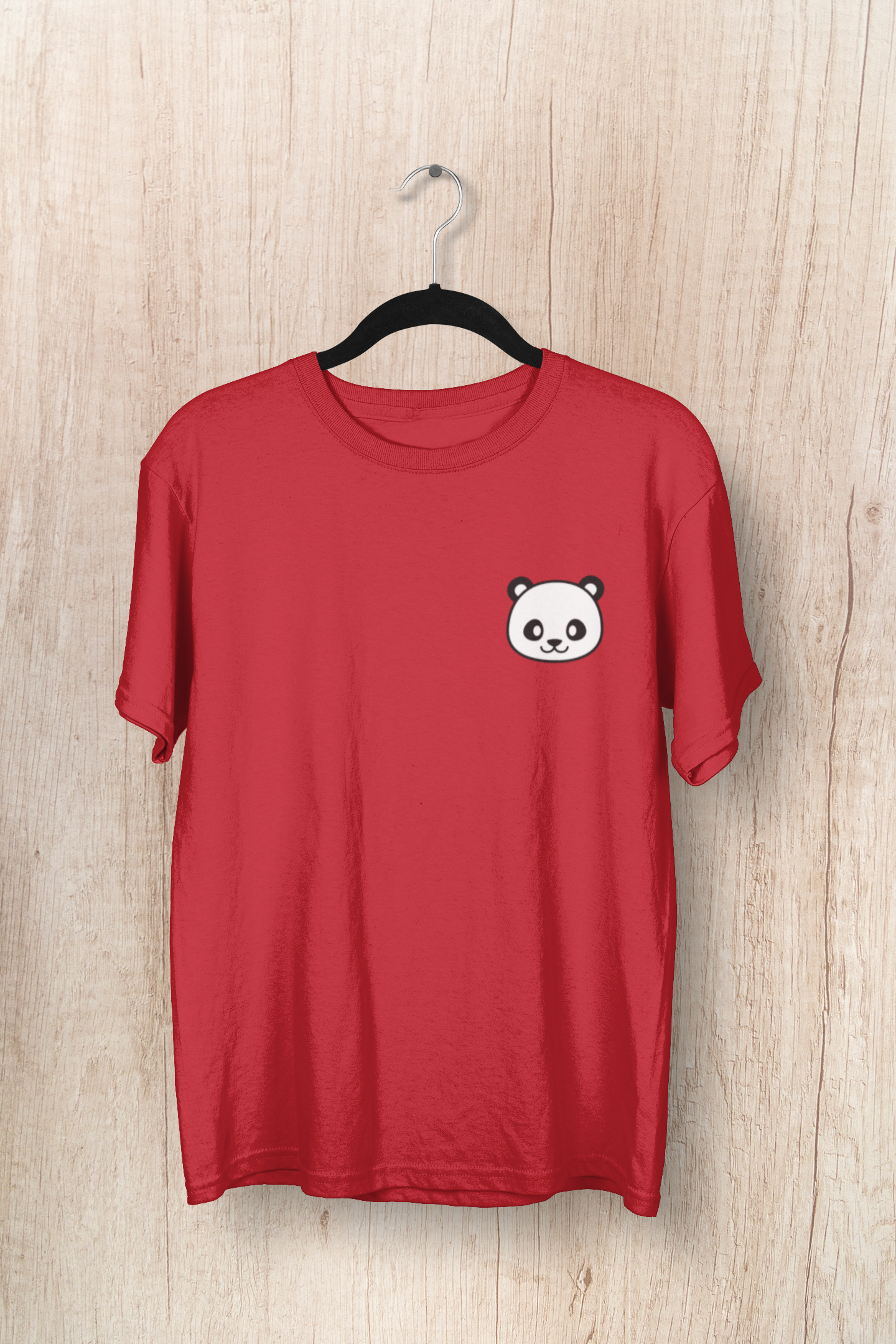 Cute Panda Regular Fit T-shirts