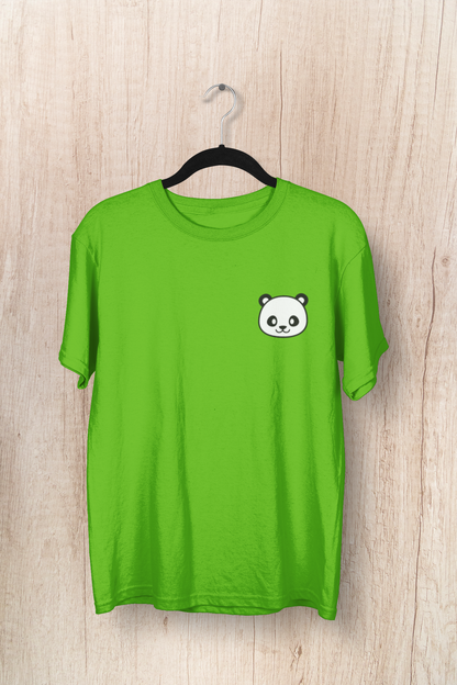 Cute Panda Regular Fit T-shirts