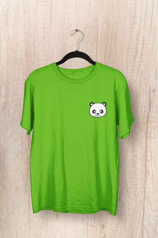 Cute Panda Regular Fit T-shirts