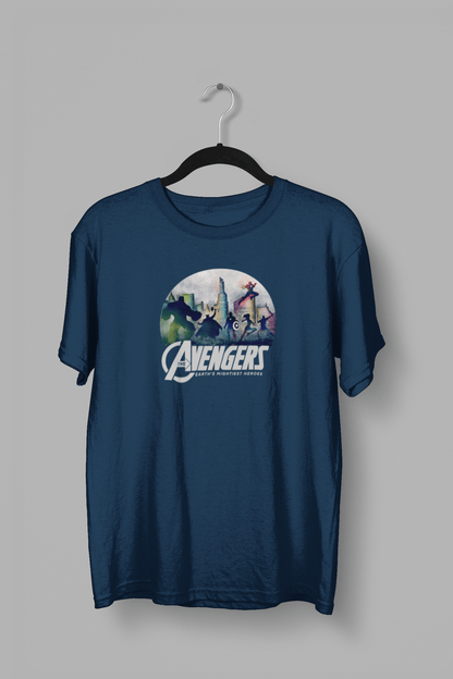 Avengers - Earth's Mightiest Heroes - Half Sleeves T-Shirts.