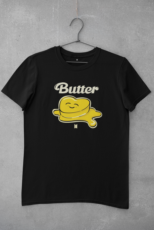 Butter Unisex Regular Fit T-Shirt BLACK