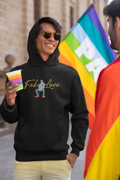 FAKE LOVE : BTS - WINTER HOODIES BLACK