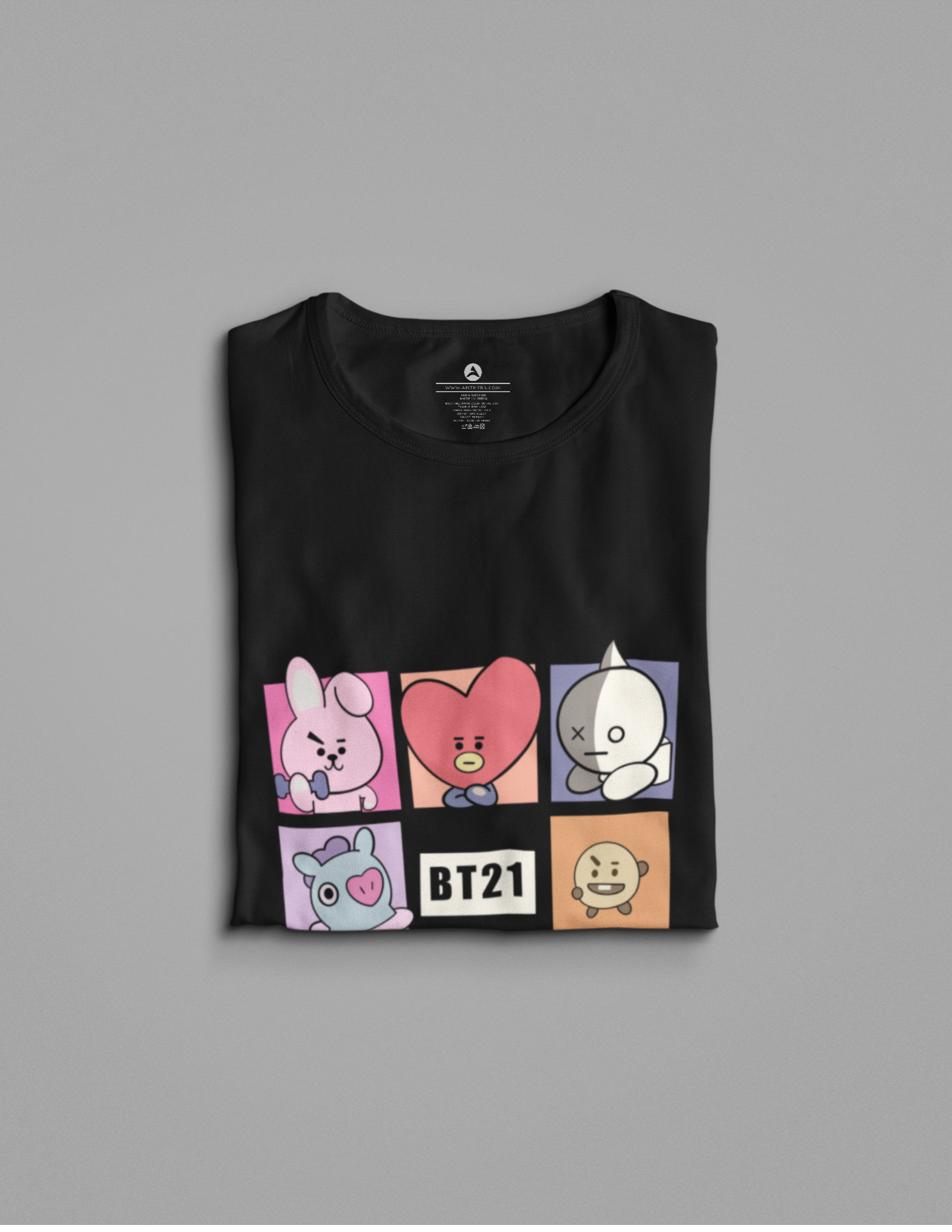 Chibi BT21 Squad Regular Fit T-Shirt
