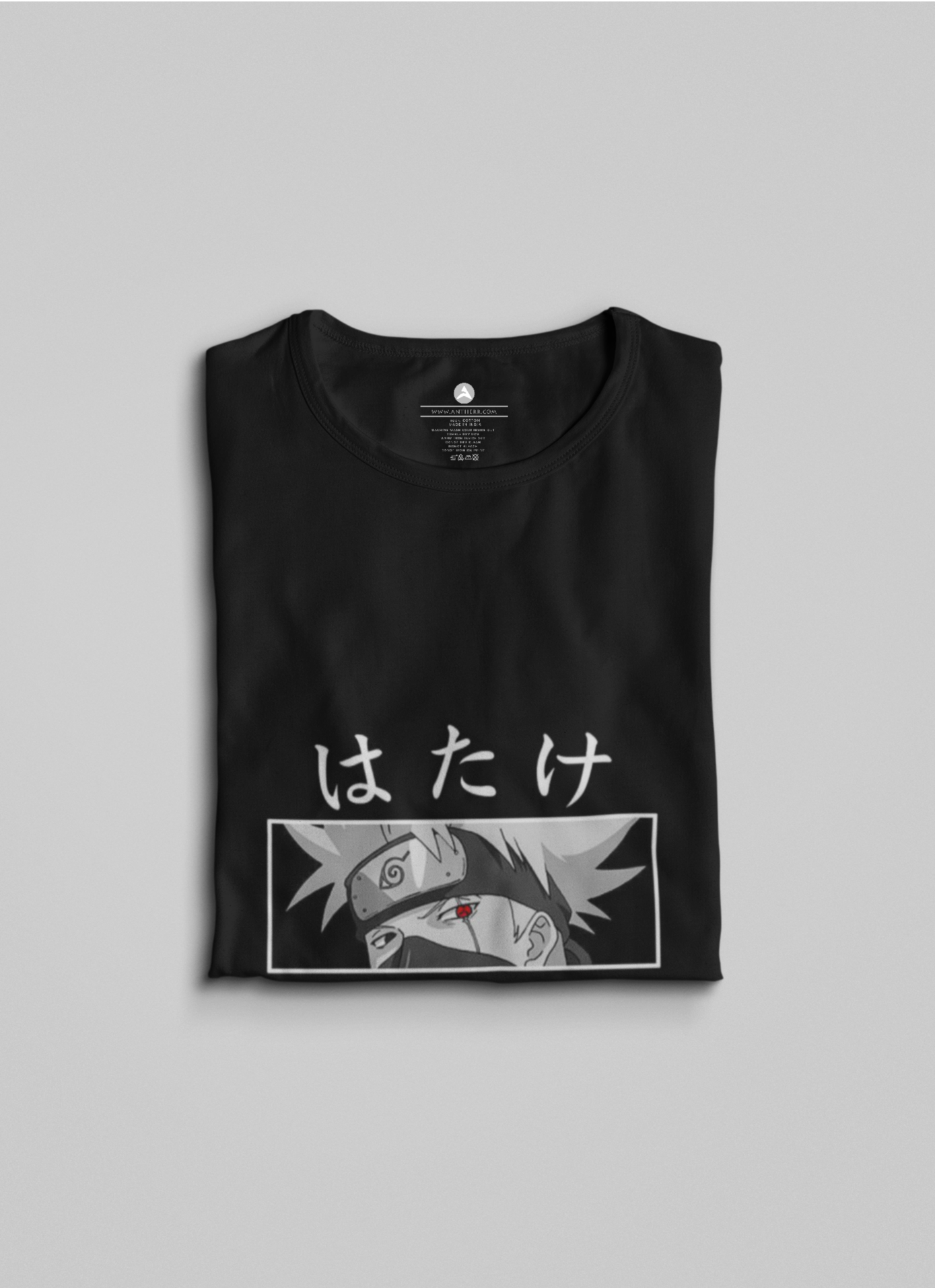 Kakashi: Unisex Oversized T-Shirts BLACK