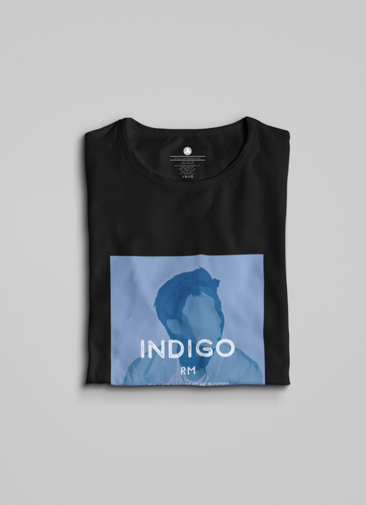 Indigo- RM Unisex regular fit T-Shirts BLACK