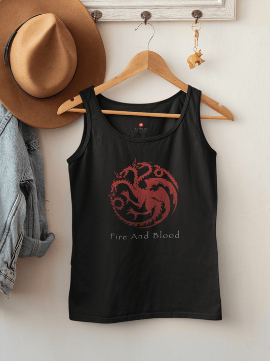 GAME OF THRONES: SLEEVELESS T-SHIRTS BLACK
