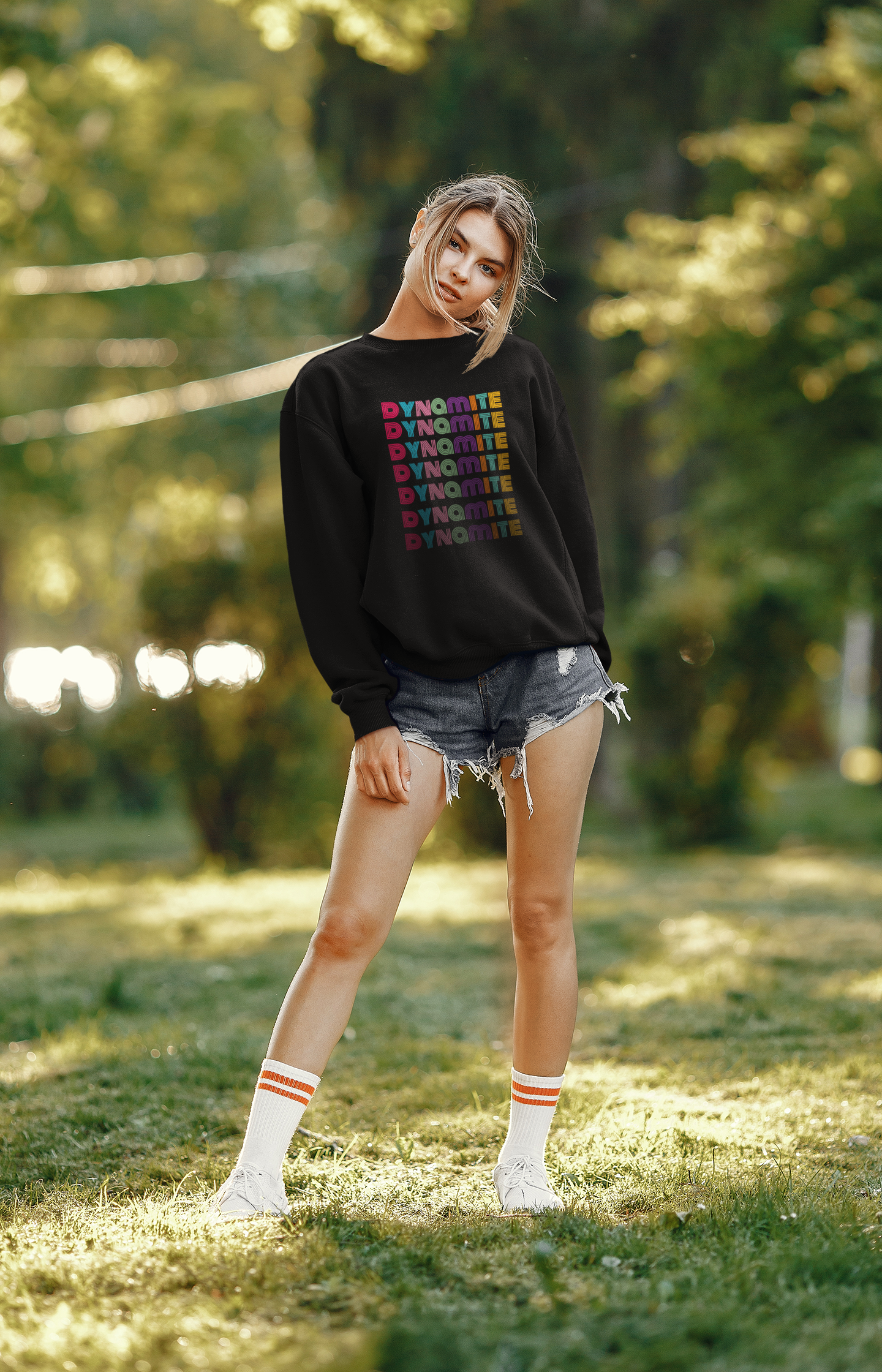 DYNAMITE Unisex Winter Sweatshirts BLACK