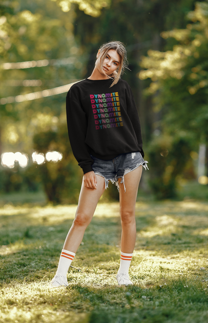 DYNAMITE Unisex Winter Sweatshirts BLACK